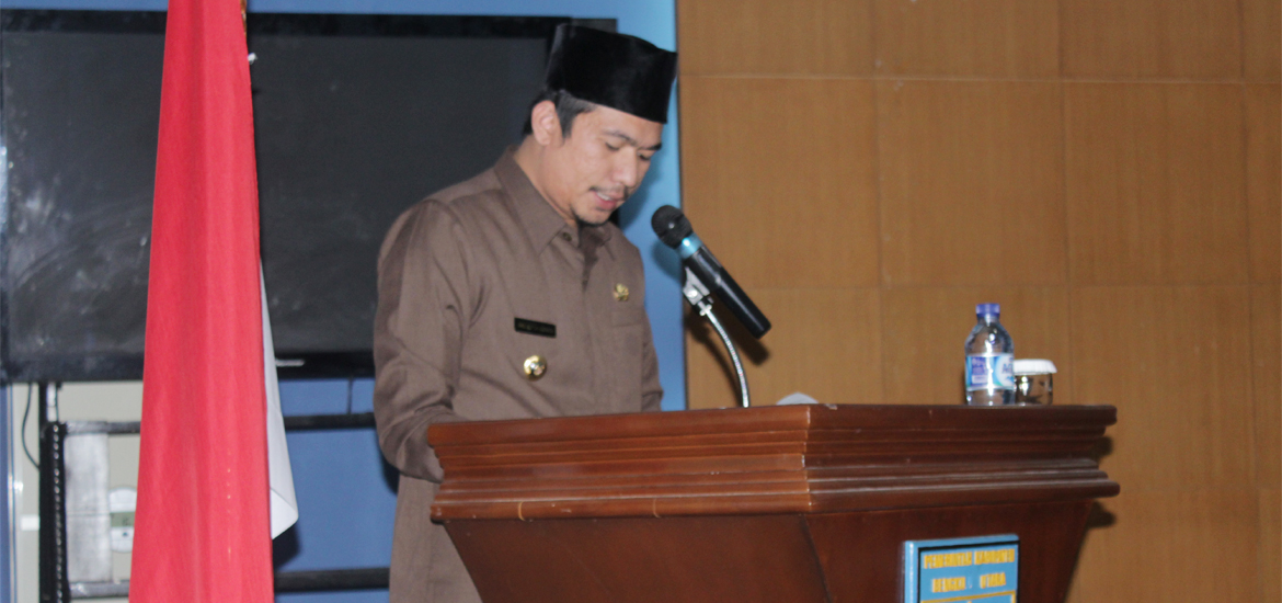Wakil Bupati Bengkulu Utara menyampaikan sambutan 