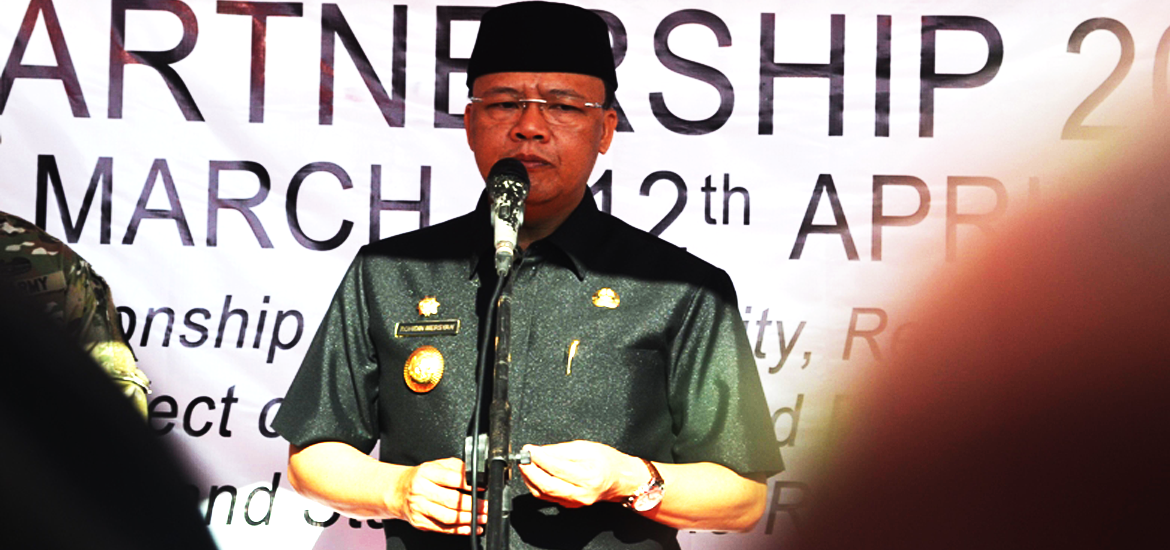Plt Gubernur Bengkulu Rohidin Mersyah saat menyampaikan sambutan