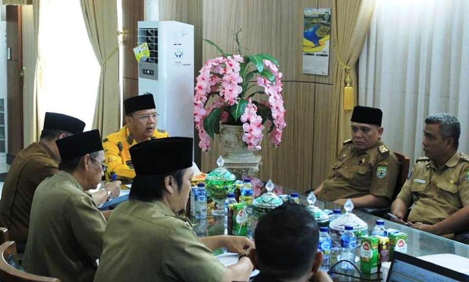 Rapat bersama Event Organizer (EO) untuk persiapan pelaksanaan Festival Tabut 2019, 