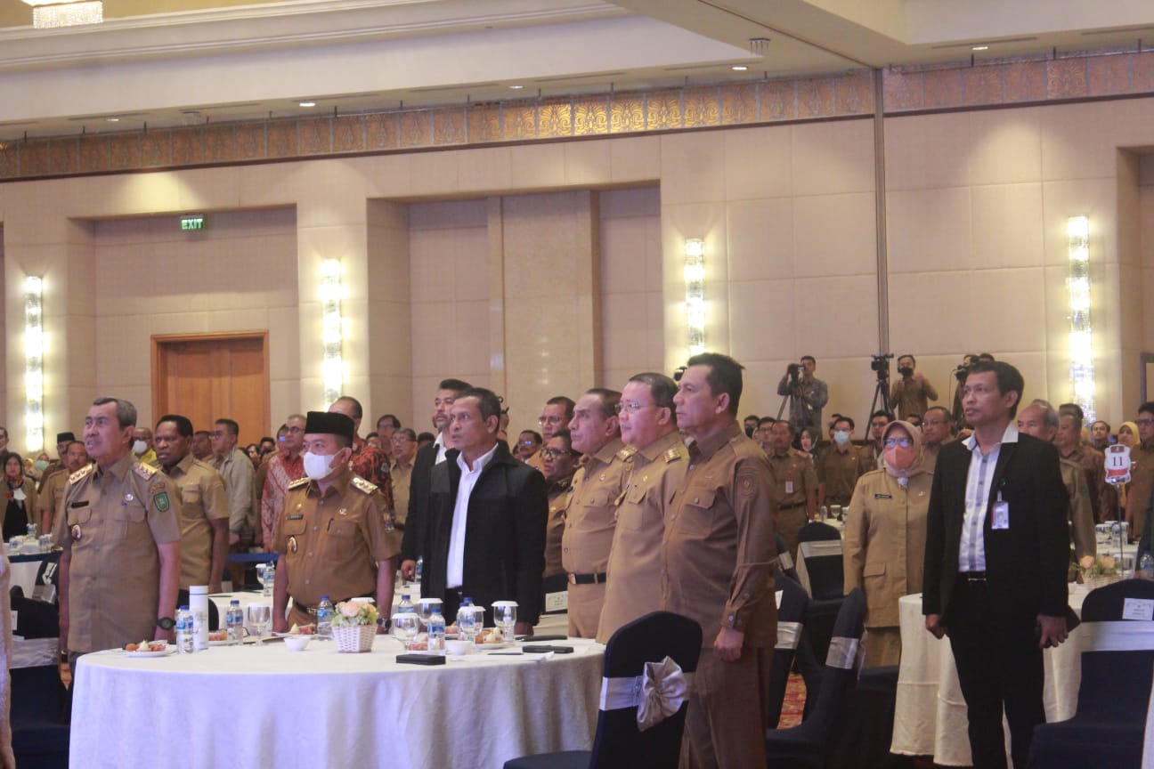 Gubernur Rohidin Hadiri Peluncuran MCP Tahun 2023, Siap Dukung Program KPK RI