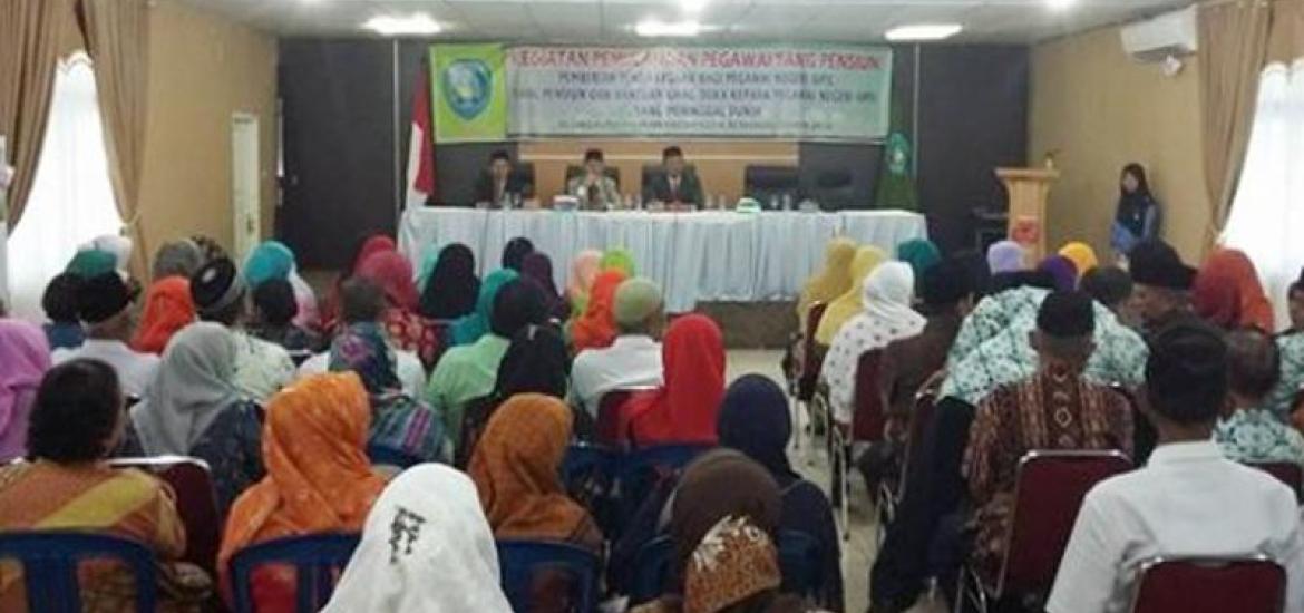 134 Pegawai Negeri Sipil (PNS) pensiun dari Pemkot Bengkulu
