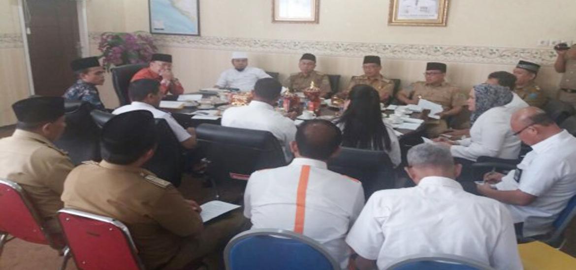Rapat koordinasi antara Plt. Gubernur Bengkulu, Walikota Bengkulu dan Direksi PT Pelindo II Bengkulu