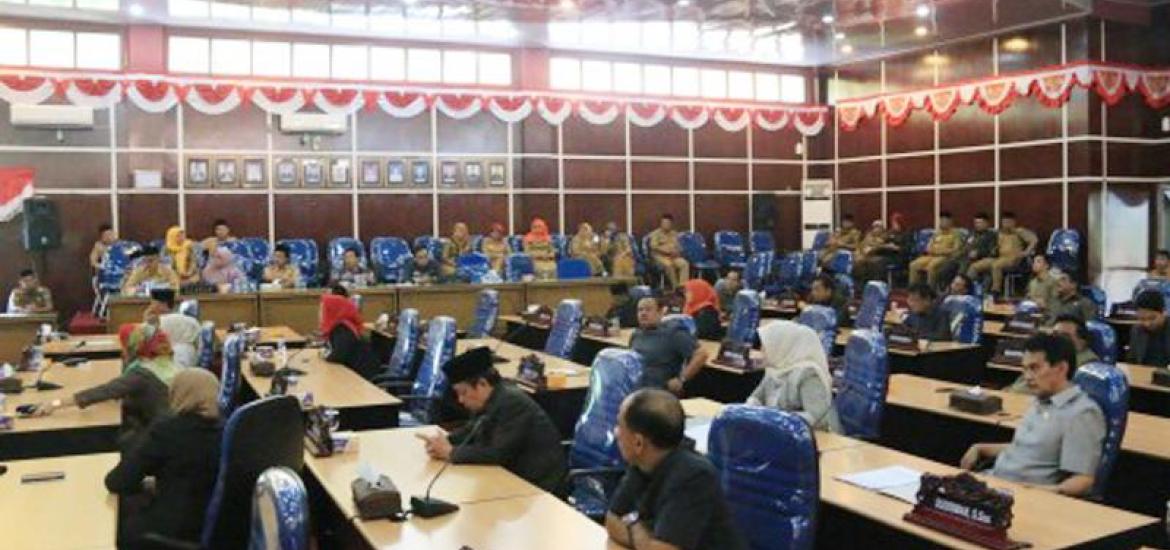 Rapat paripurna DPRD Kota Bengkulu