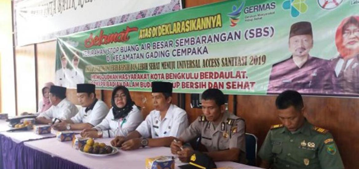 Pemkot Bengkulu kembali menggelar deklarasi Stop Buang Air Besar Sembarangan