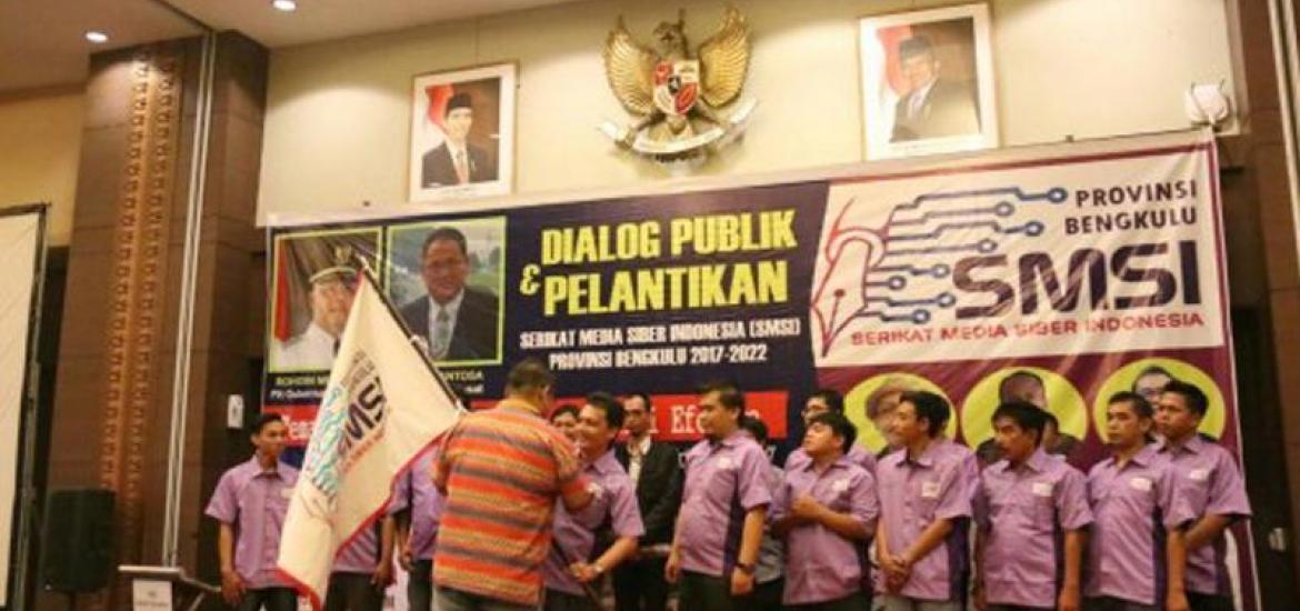 Pelantikan Pengurus Serikat Media Siber Indonesia (SMSI) Provinsi Bengkulu