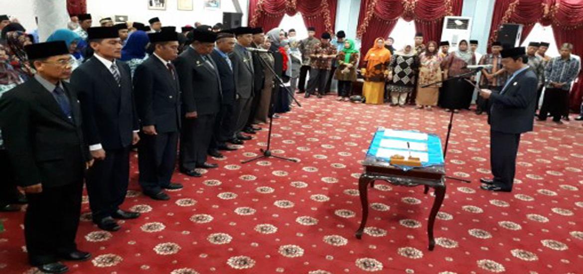 48 Orang Pejabat Pemkot Dilantik