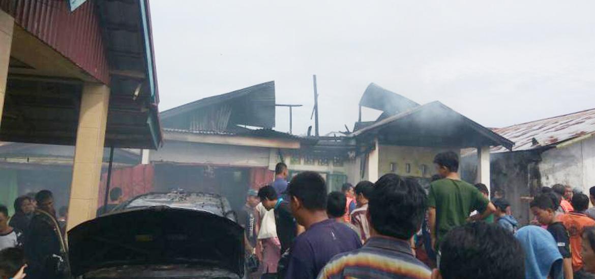 Kebakaran di Muhajirin Kota Bengkulu