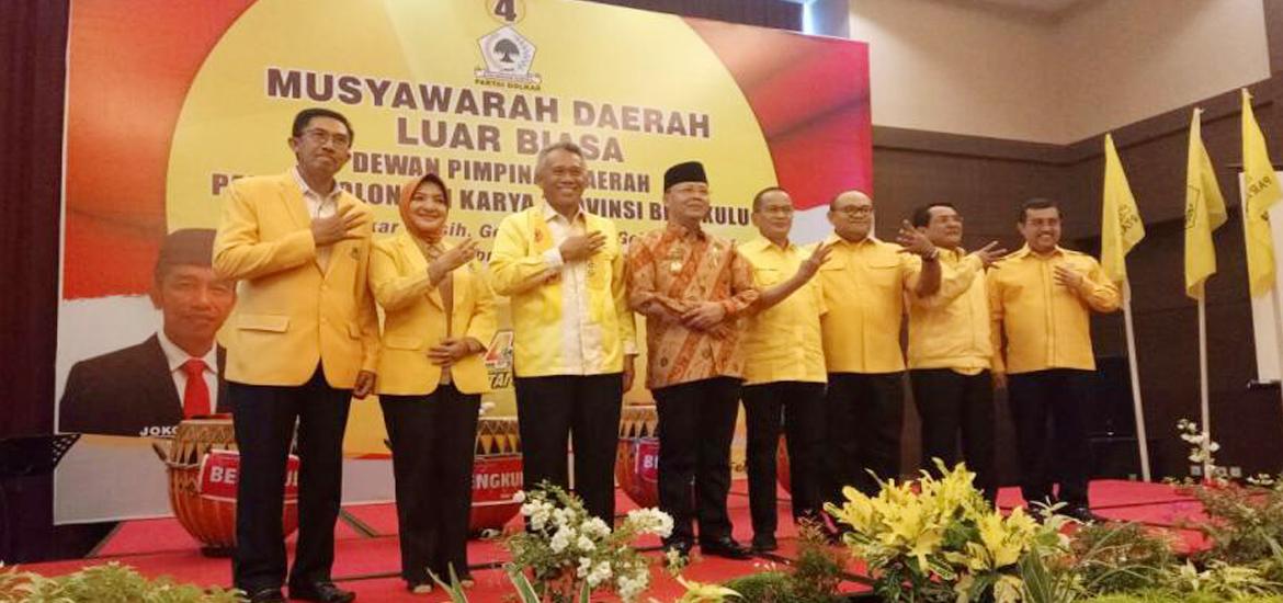 Musdalub DPD Partai Golkar Bengkulu, Minggu (25/02/2018)