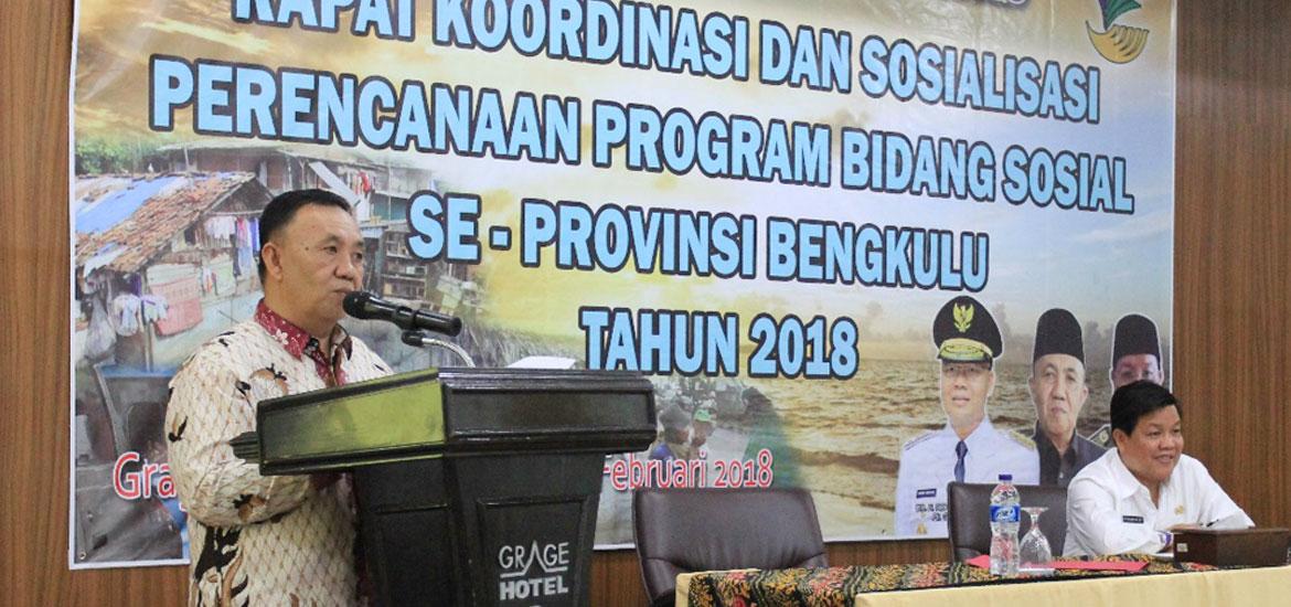 Sekda Provinsi Bengkulu Nopian Andusti menyampaikan sambutan