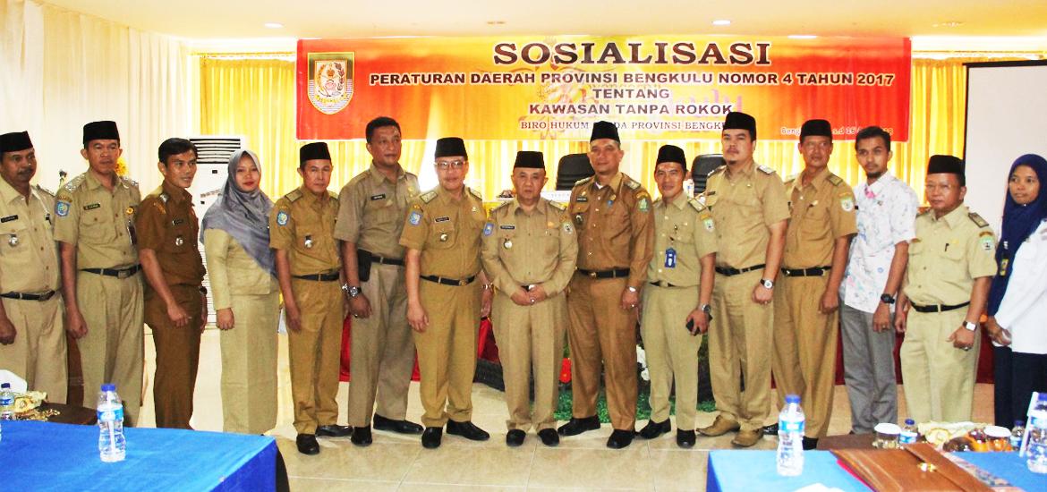 Sosialisasi Perda Provinsi Bengkulu Nomor 4 Tahun 2017 tentang Kawasan Tanpa Rokok