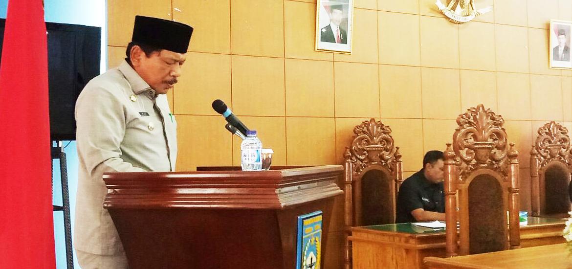-- Bupati Bengkulu Utara Ir Mian menyampaikan LKPJ Tahun 2017 --