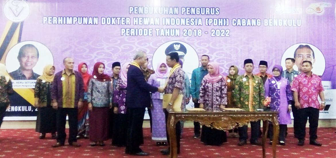 -- Pengukuhan PDHI Cabang Bengkulu Periode 2018 - 2022 --