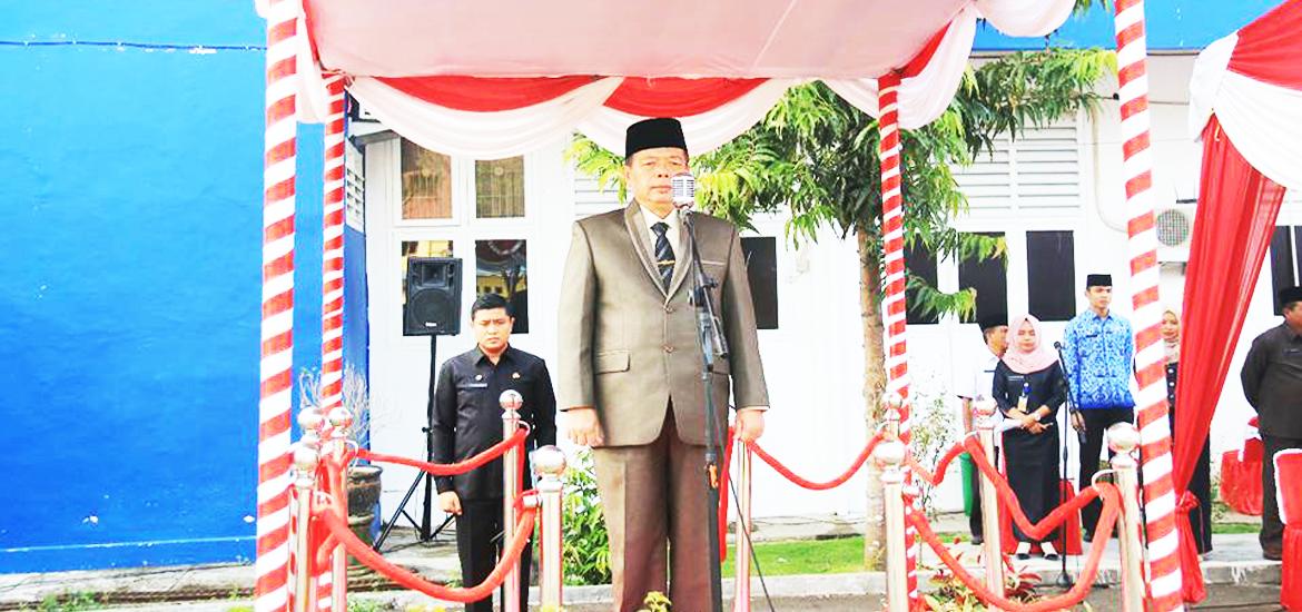 Pemkot Bengkulu gelar upacara peringatan Hari Pendidikan Nasional Tahun 2018, Rabu (2/5/2018)