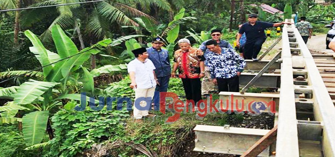 Sidak Komisi III DPRD Provinsi Bengkulu Ke Jembatan Tanjung Agung Palik, Bengkulu Utara