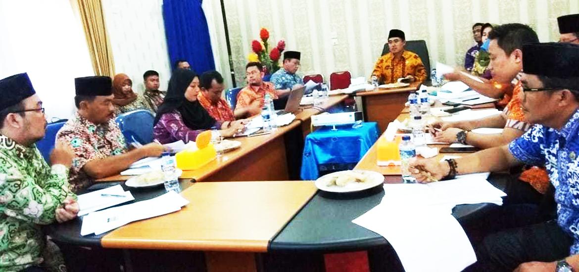 Pemkot Bengkulu melalui Dinas Komunikasi, Informatika dan Persandian (Kominfosan) Kota Bengkulu menggelar Rapat