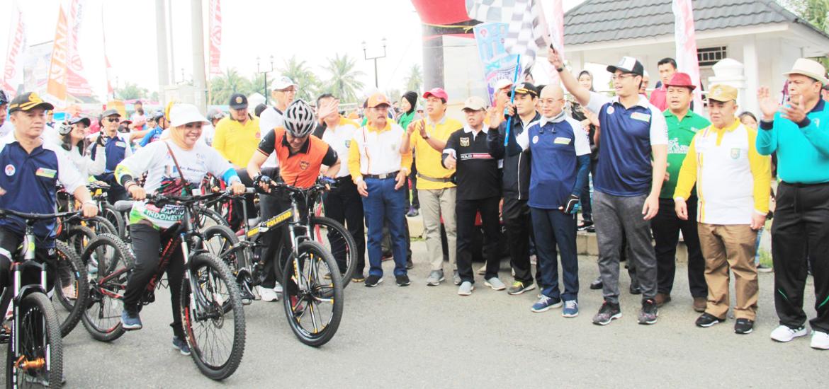 Event Sepeda Nusantara Di Beengkulu Selatan