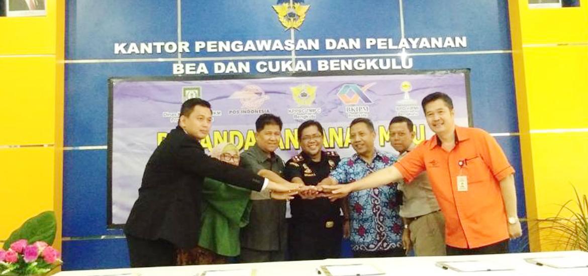 KPPBC Bengkulu MoU Dengan PT Pos