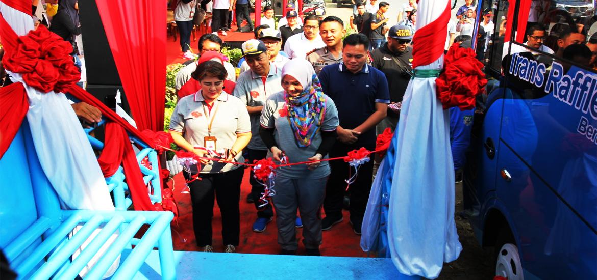 launching 5 unit Bus Rapid Transit (BRT) Trans Rafflesia Bengkulu