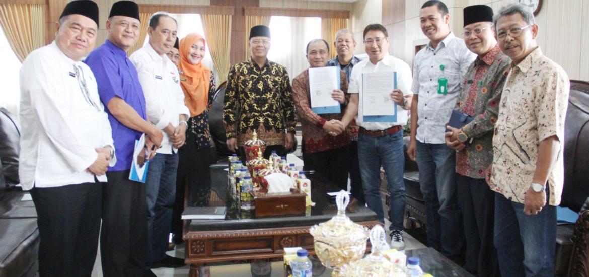 Plt Gubernur Rohidin Mersyah menerima audiensi PT. Bengkulu Prima Industri