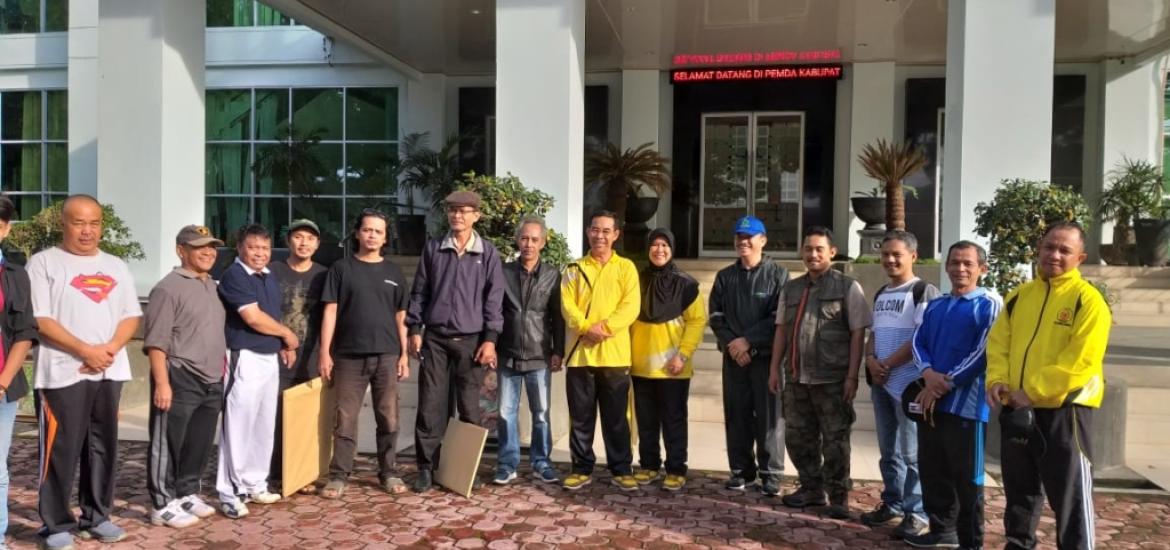 Kunjungan Komunitas Perupa Bengkulu di Rejang Lebong