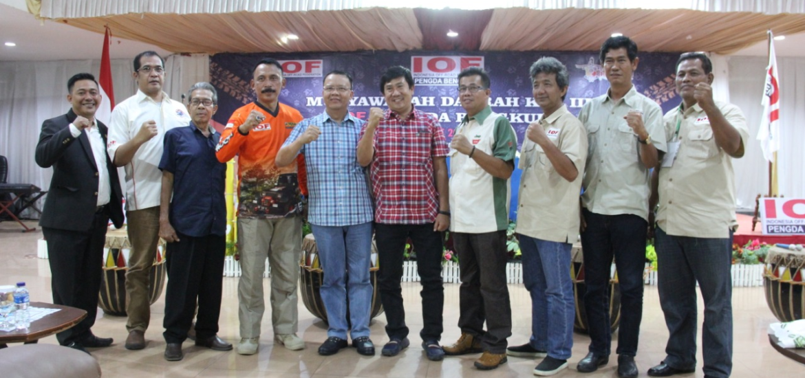 Musda ke III IOF Pengda Bengkulu 2019-2023, Gubernur Rohidin paparkan Bengkulu punya potensi sport toursm