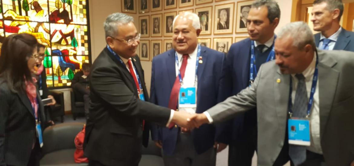 Mendes PDTT Eko Putro Sandjodjo menghadiri forum internasional IFAD Governing Council 2019 ke-42 di Roma, Italia