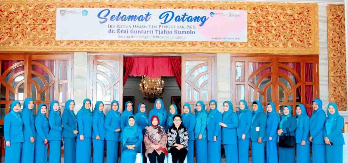 Pelantikan TP PKK Provinsi Bengkulu Masa Jabatan 2016-2021