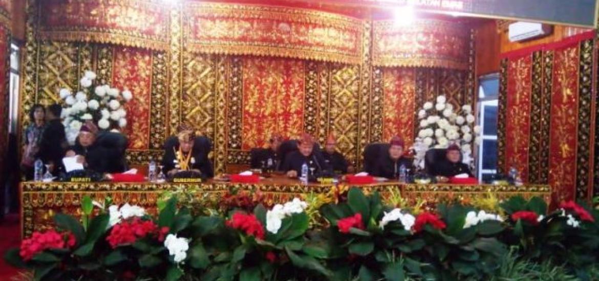 Rapat Paripurna Istimewa DPRD Bengkulu Selatan dalam rangka memperingati HUT Ke- 70