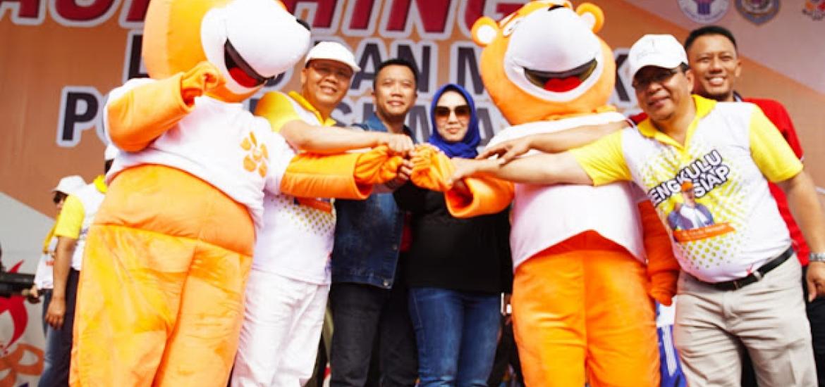 Launching Maskot dan Logo PORWIL X Se-Sumatera Tahun 2019 di Provinsi Bengkulu