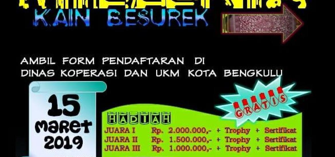 Lomba Desain Millenial Batik Besurek