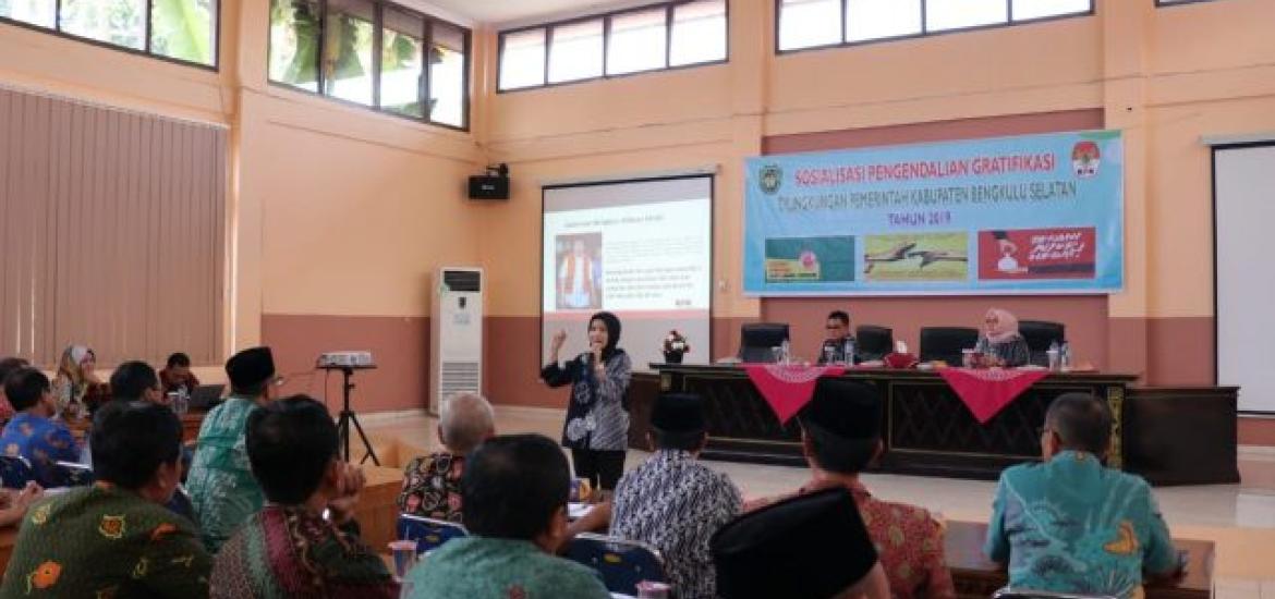 Pemkab Bengkulu Selatan gelar Sosialisasi Pengendalian Gratifikasi bersama KPK