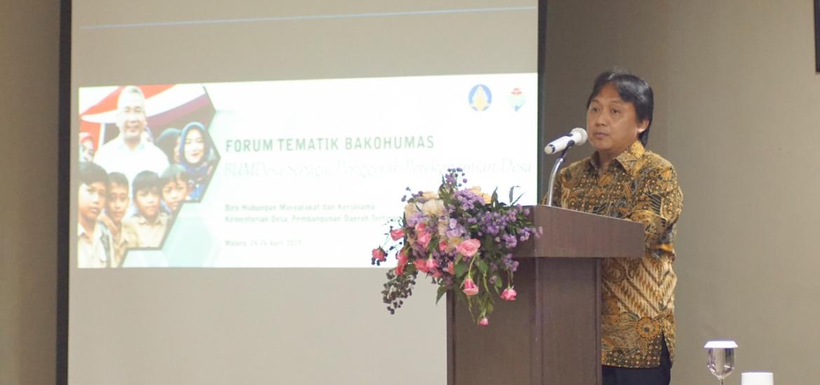 Kepala Biro Humas dan Kerjasama Kemendes PDTT, Bonivasius Prasetya Ichtiarto