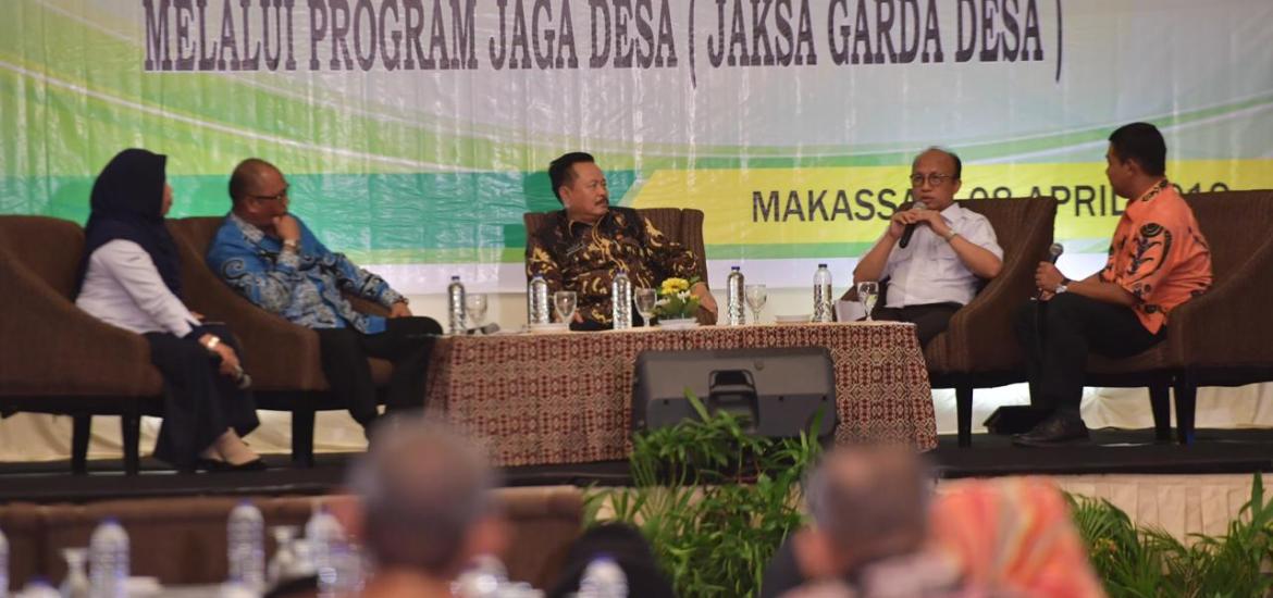 Sosialisasi Pengawalan Dana Desa di Makassar