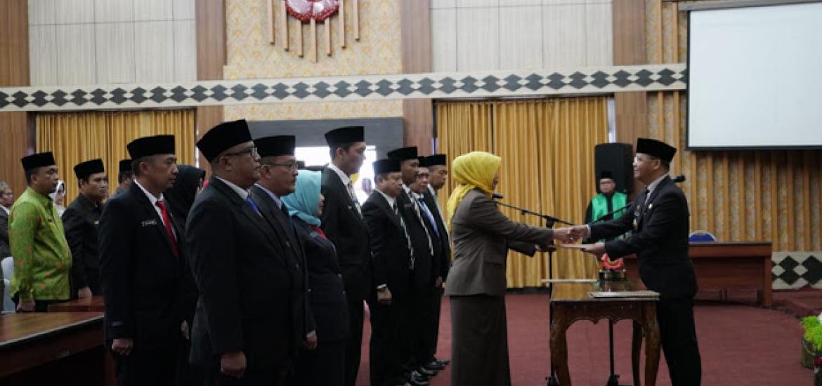 Gubernur Bengkulu Melantik 17 Pejabat Eselon II