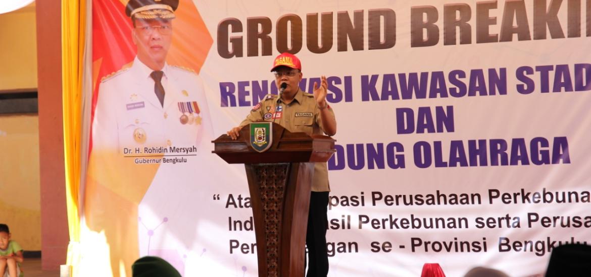 Ground Breaking, Renovasi Stadion dan GOR Sawah Lebar Bengkulu