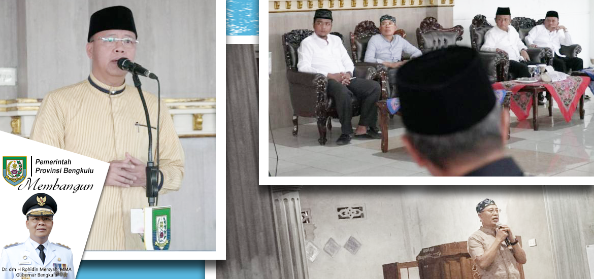Gubernur Bengkulu Rohidin Mersyah saat safari ramadhan di Bengkulu Selatan