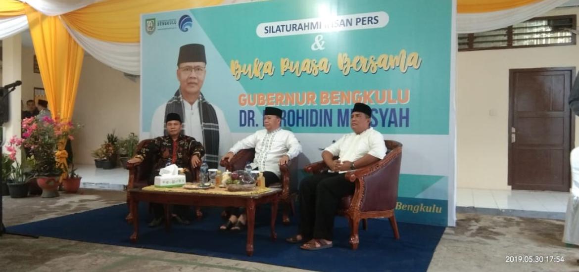 Buka bersama innsan media di Dinas Komunikasi,  Informatika dan Statisik Provinsi Bengkulu