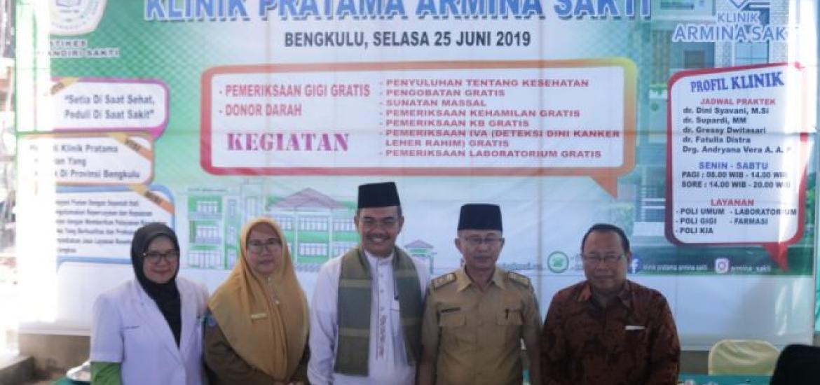 Peresmian klinik pratama armina sakti
