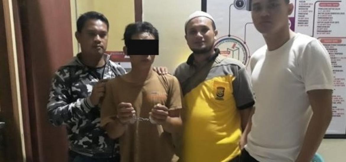 Terduga pelaku MS diamankan Polisi