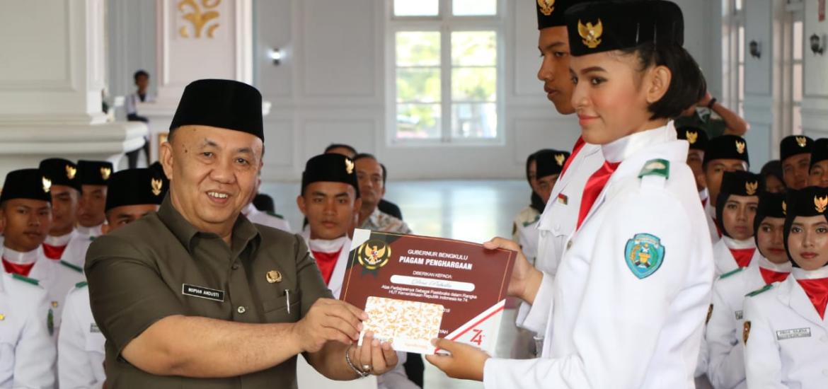Pembubaran Paskibraka Provinsi Bengkulu Tahun 2019