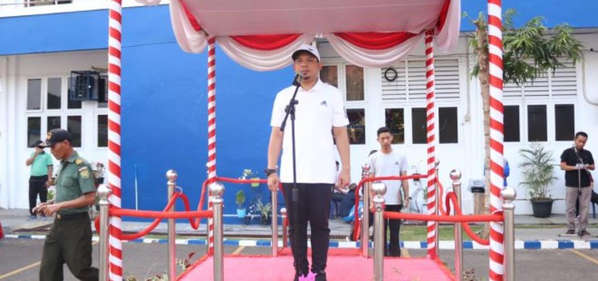 Upacara peringatan Hari Olahraga Nasional (HaOrNas) ke XXXVI tahun 2019 Kota Bengkulu