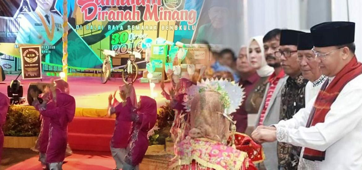 Ramah tamah bersama warga minang perantau di Bengkulu