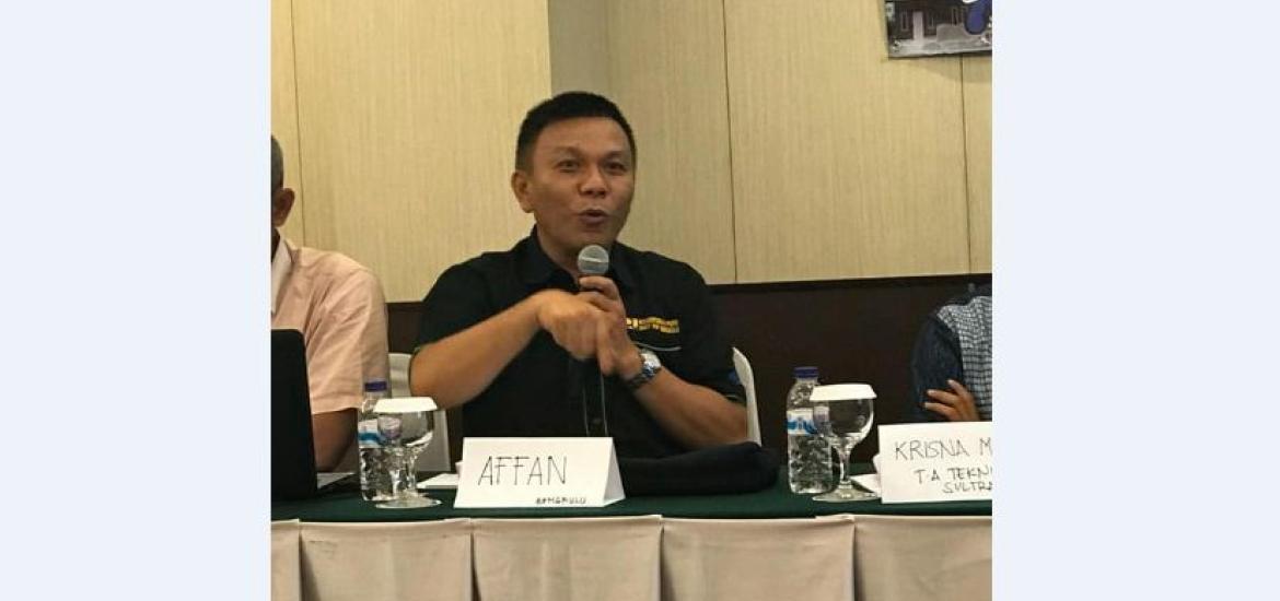 Tenaga Ahli (TA) Konsultan Managemen (KM) Provinsi Bengkulu, Affan Jauhari, SE