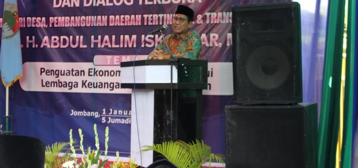 Mendes PDTT Abdul Halim Iskandar di Jombang Jawa Timur