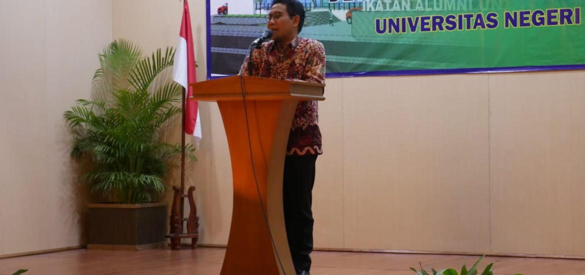 Mendes PDTT Rakornas Ikatan Alumni (IKA) Universitas Negeri Yogyakarta (UNY) di kampus UNY