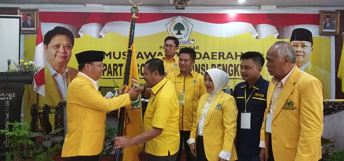 Rohidin Pimpin Kembali Golkar Provinsi Bengkulu