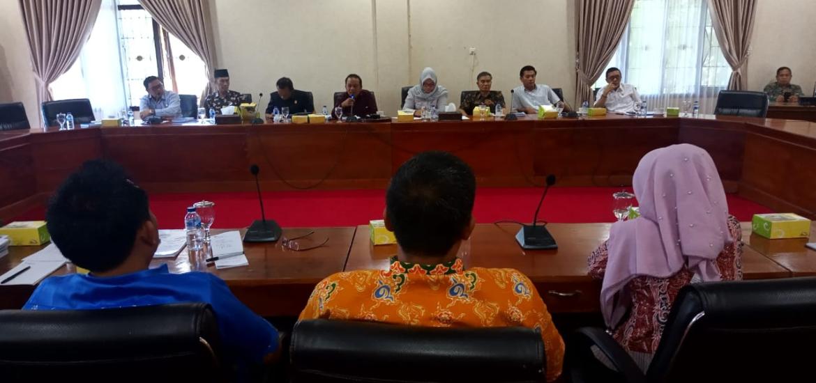 Dewan Kota Bengkulu hearing bahas limbah RSHD