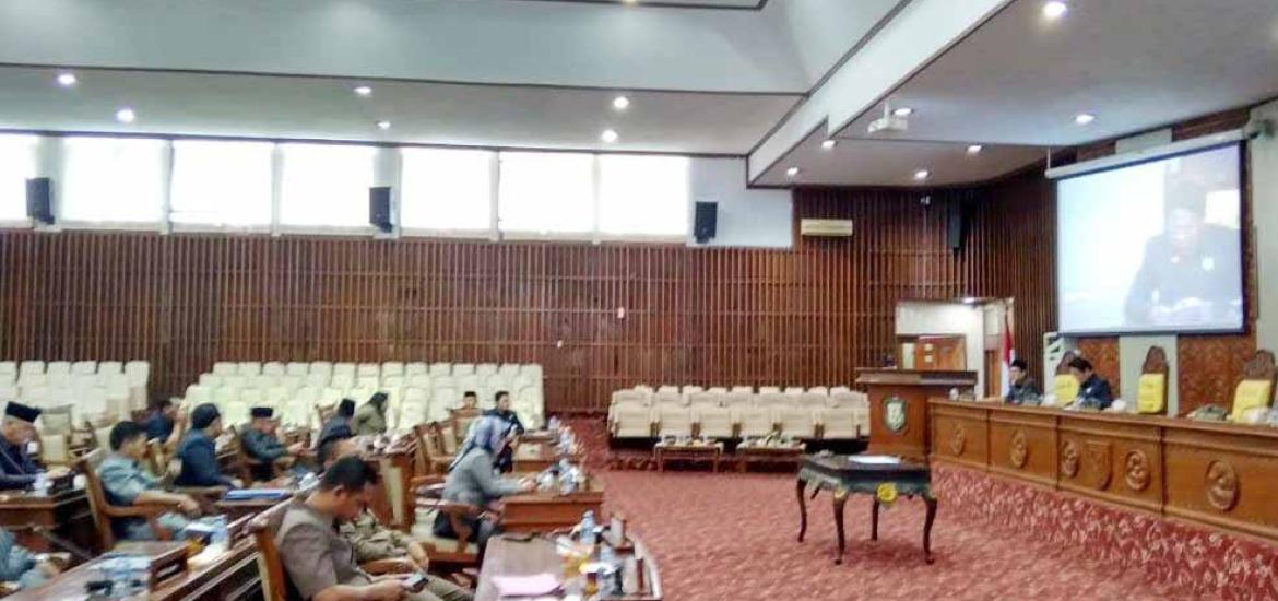 Paripurna Pengesahan Raperda BUMD