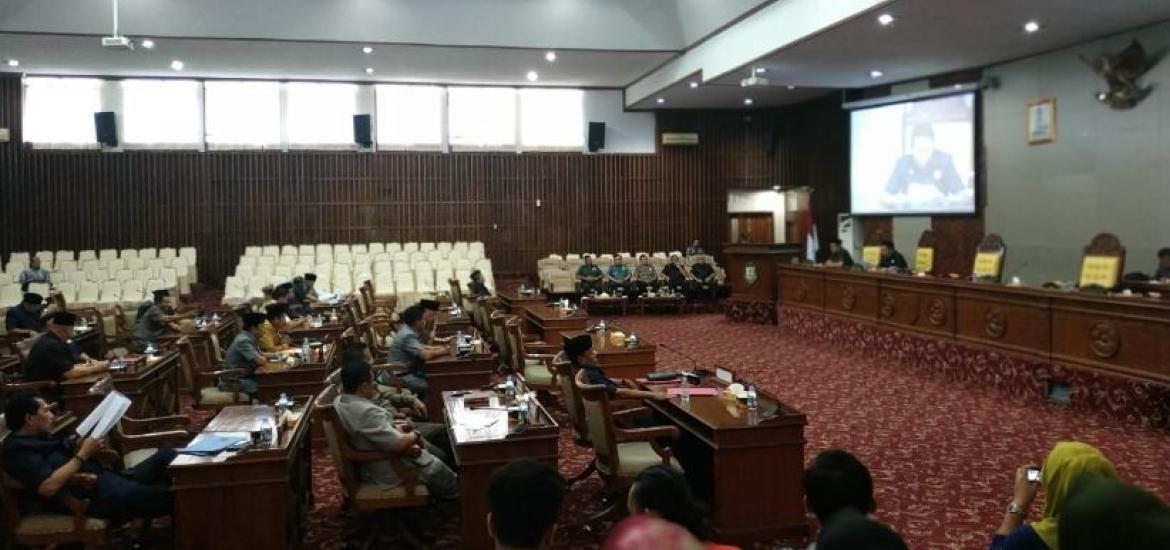 Paripurna DPRD Provinsi Bengkulu Bahas Revisi Dua Raperda