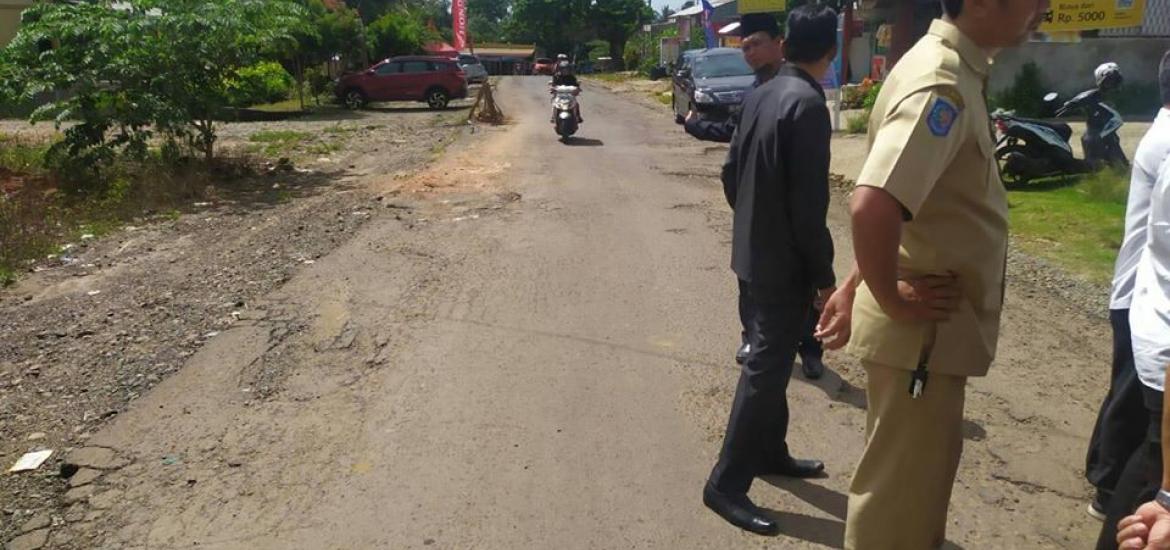 Komisi II DPRD Kota Sidak Jalan Pekan Sabtu